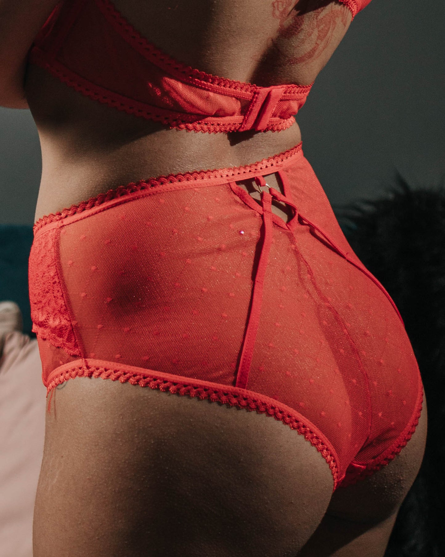 High Waist Tracy Red