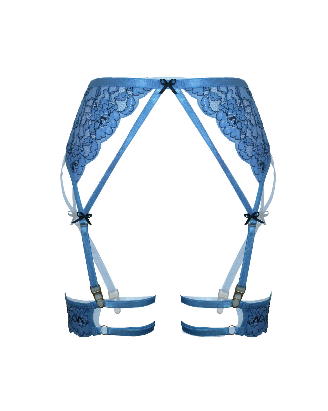 Garter Belt Crystal Blue