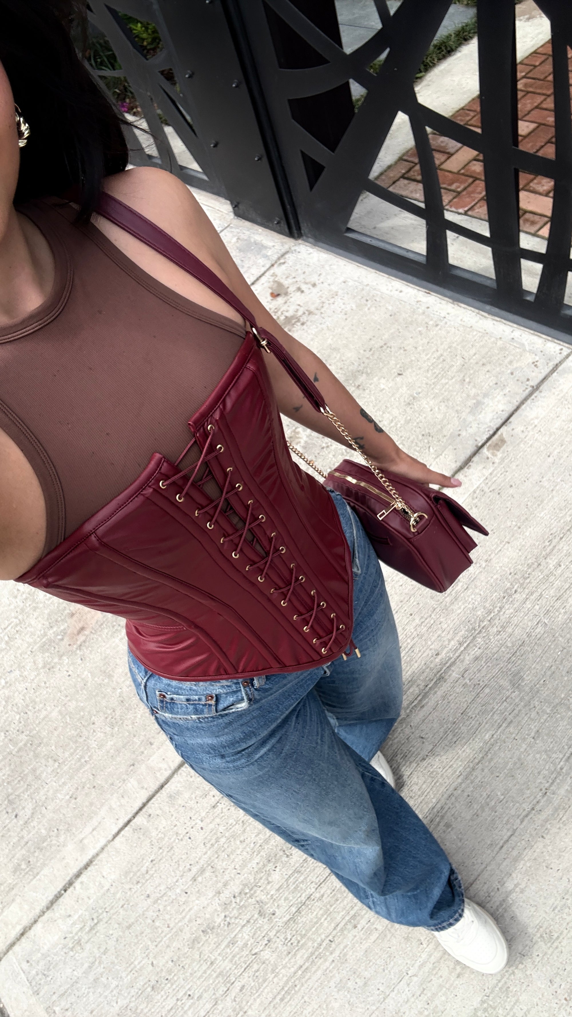Corset Dakota leather