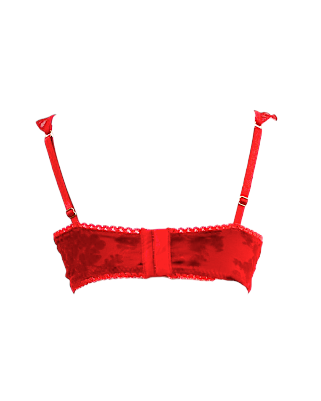 Bra Velvet Red