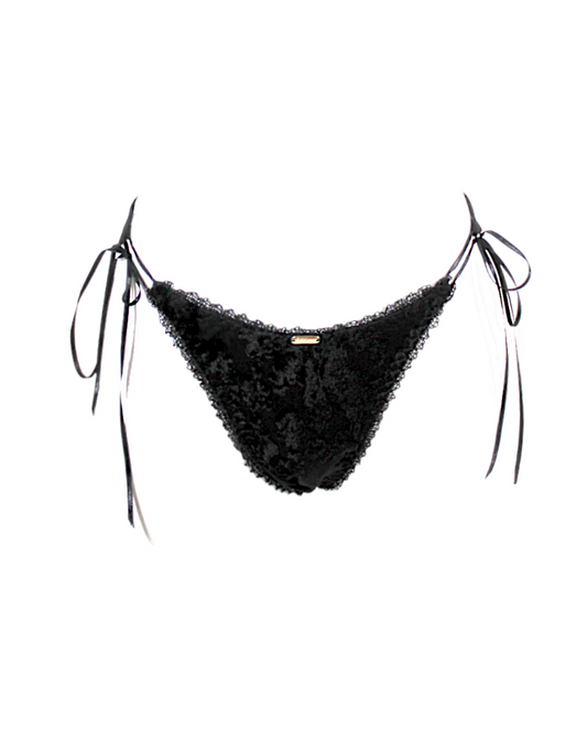 Pantie Velvet Black