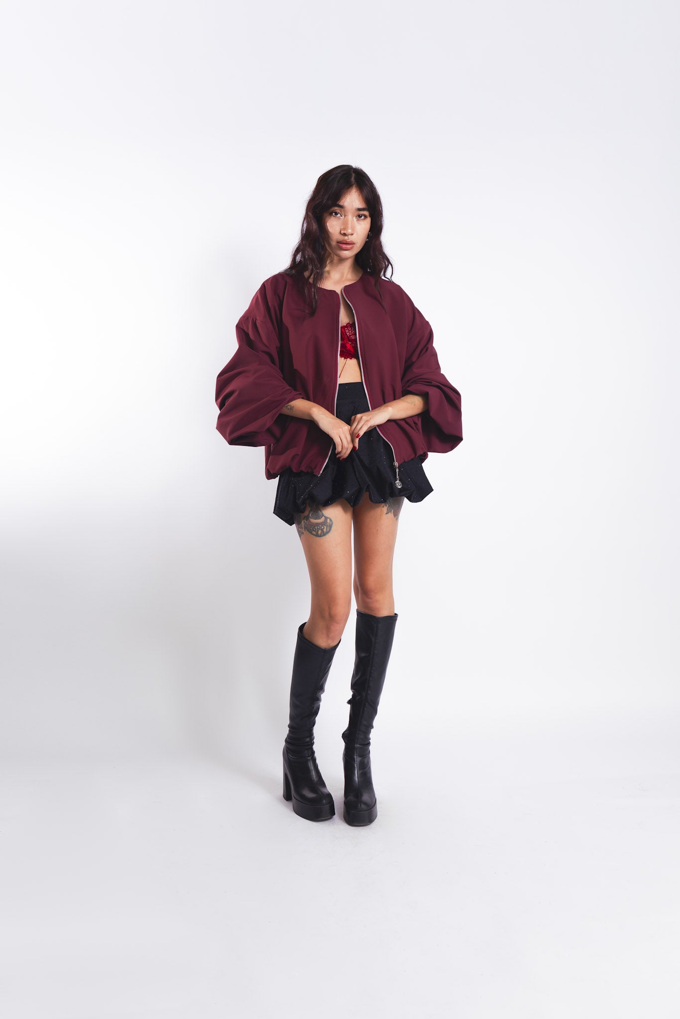Chaqueta Nuit Burgandy